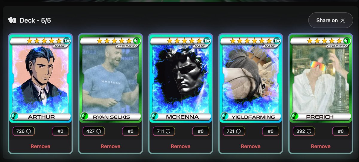 Ready to start the first <a href="/fantasy_top_/">fantasy.top</a>  tournament ; The rules are not clear to me yet, but with this Team I am very confident!  If you wanna try the game 
Code: btcwolf 
<a href="/ArthurNFTx/">🄰🅁🅃🄷🅄🅁✨🔻</a> <a href="/twobitidiot/">人人有功练 I KNOW KUNG FU</a> <a href="/Crypto_McKenna/">McKenna</a> <a href="/delucinator/">yieldfarming</a> <a href="/0xprerich/">PreRich (World’s biggest Dick: 100CM)</a>