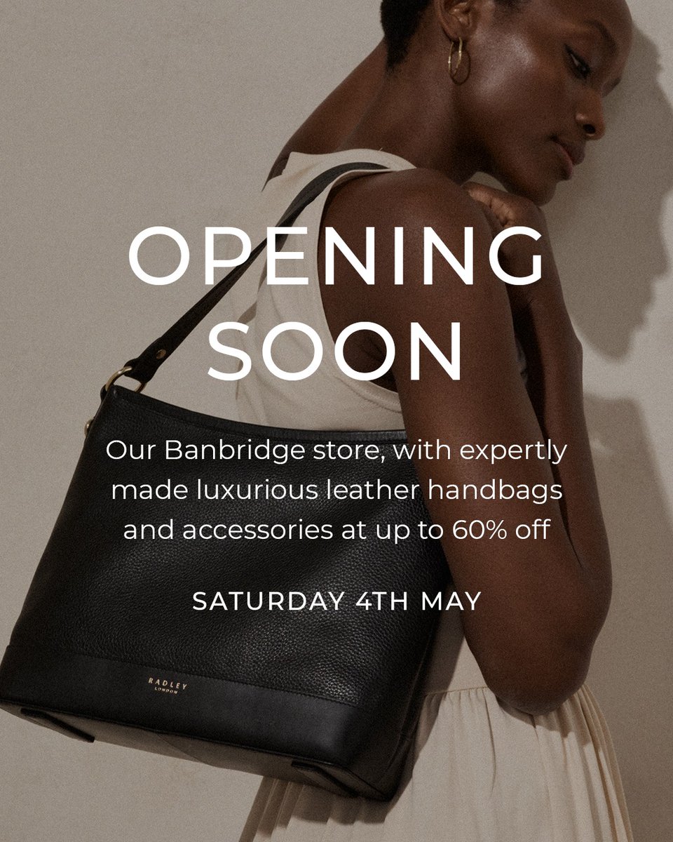 We're delighted to be back in Northern Ireland. Our Banbridge store is now open in The Boulevard Outlet, and we can't wait to see you there. Visit us to save on expertly made handbags, purses and more.