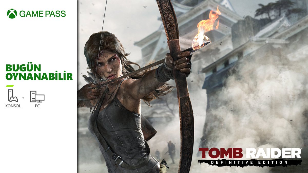 Tomb Raider: Definitive Edition bugün konsolda ve PC Game Pass'te oynanabilir. #xboxtürkiye #xbox #gamepass #pcgamepass #tombraider