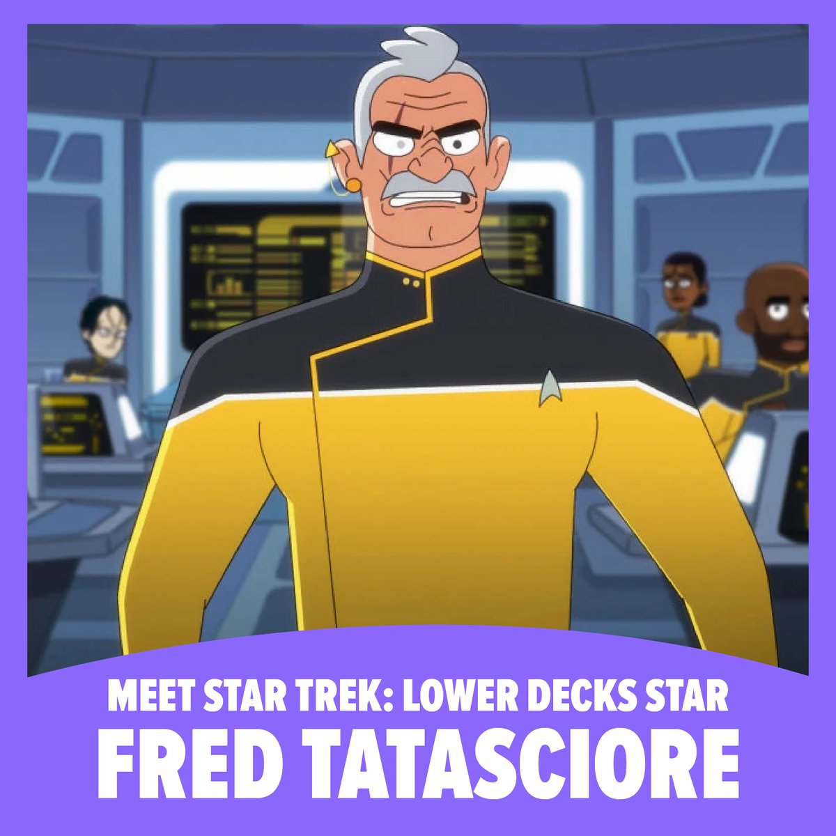 Ready to eject the warp core? Fred Tatasciore from Star Trek: Lower Decks is dropping out of warp and into FAN EXPO Denver this July. Get your tickets now. spr.ly/6013j1oP1