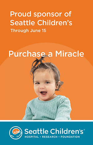 #PurchaseAMiracle starts now! Through June 15, look for Jiana on Purchase a Miracle shelf tags in participating grocery stores across Washington state. Sponsor products donate to Seattle Children’s Food Security Program. bit.ly/3o9Koia
