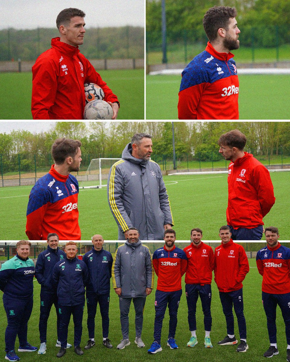 Coaching with @Boro 📸 The PFA are currently running a bespoke UEFA B Licence for members of the Middlesbrough first-team squad, scholars and club staff. 🤝 We joined them today for a session out on the pitch with Boro's U13 and U14 team.