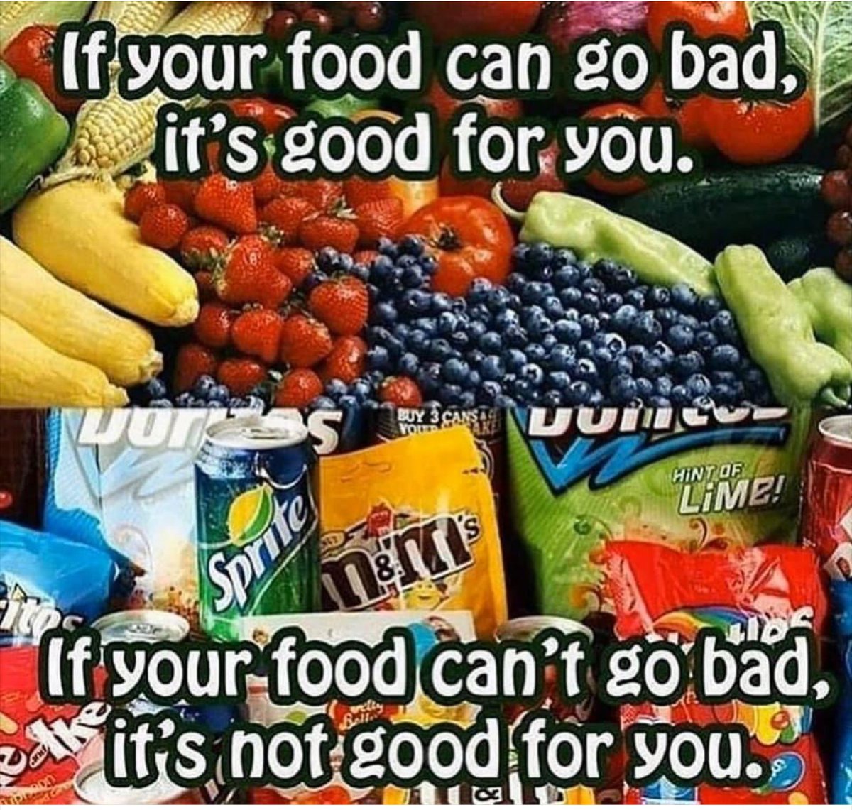 'If your food can go bad then it's good for you' #nutrition #wellness #wellnessblog #plantbased #plantbasednutrition #healthyself #foodismedicine #healthyliving #healthylifestyle #fruits #vegetables  #wellnesswarrior #healthylivingtips #healingwithfood #healthy #healthylifestyle