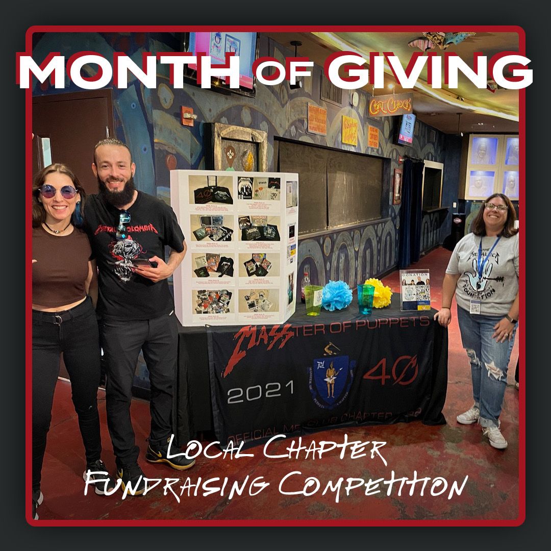 Our favorite friendly competition is back! Local chapters of the @Metallica fan club are competing to raise money for AWMH, win awesome prizes, and try to outdo the nearly $60k they raised last year! 

Learn more ➡️ metallica.lnk.to/MoG2024-Fundra… 

#MonthOfGiving2024 #MetallicaGivesBack