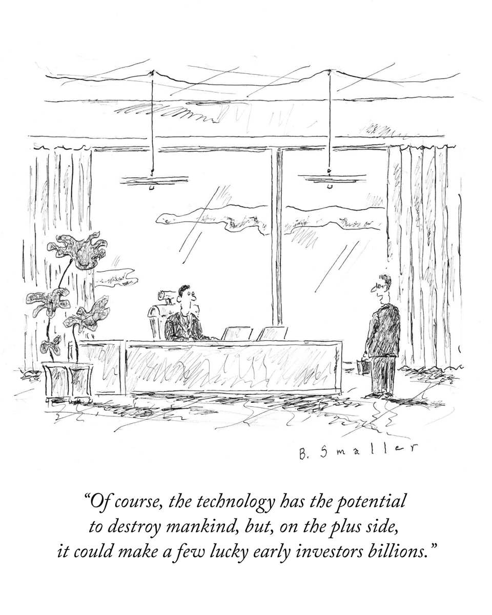 Today’s Daily Cartoon, by Barbara Smaller. #NewYorkerCartoons nyer.cm/qF6t2xh