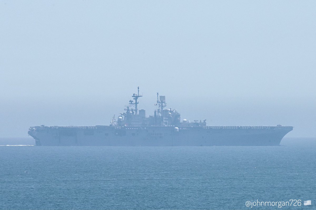 USS Bataan (LHD 5) Wasp-class amphibious assault ship leaving Norfolk, Virginia - May 2, 2024 #ussbataan #lhd5

SRC: TW-@johnmorgan726