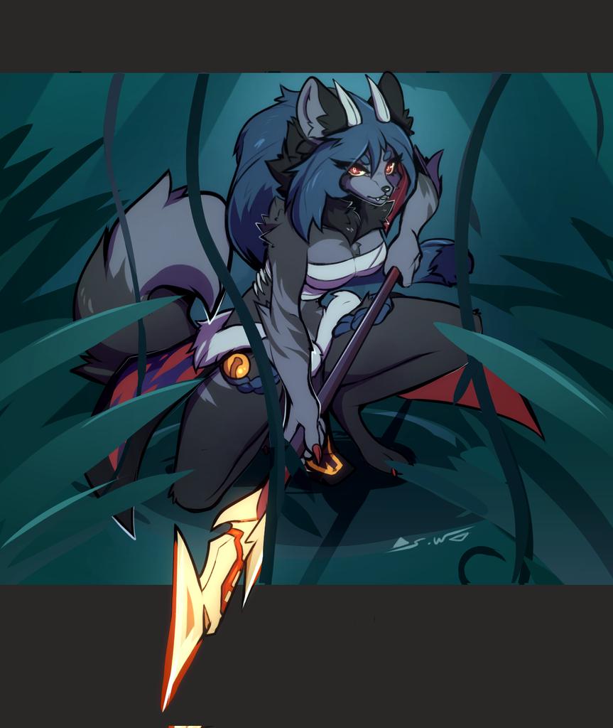 She's ready to hunt ✨️
Commission done for <a href="/The_Gaming_Emu/">Emu</a> Thank you for the chance!
