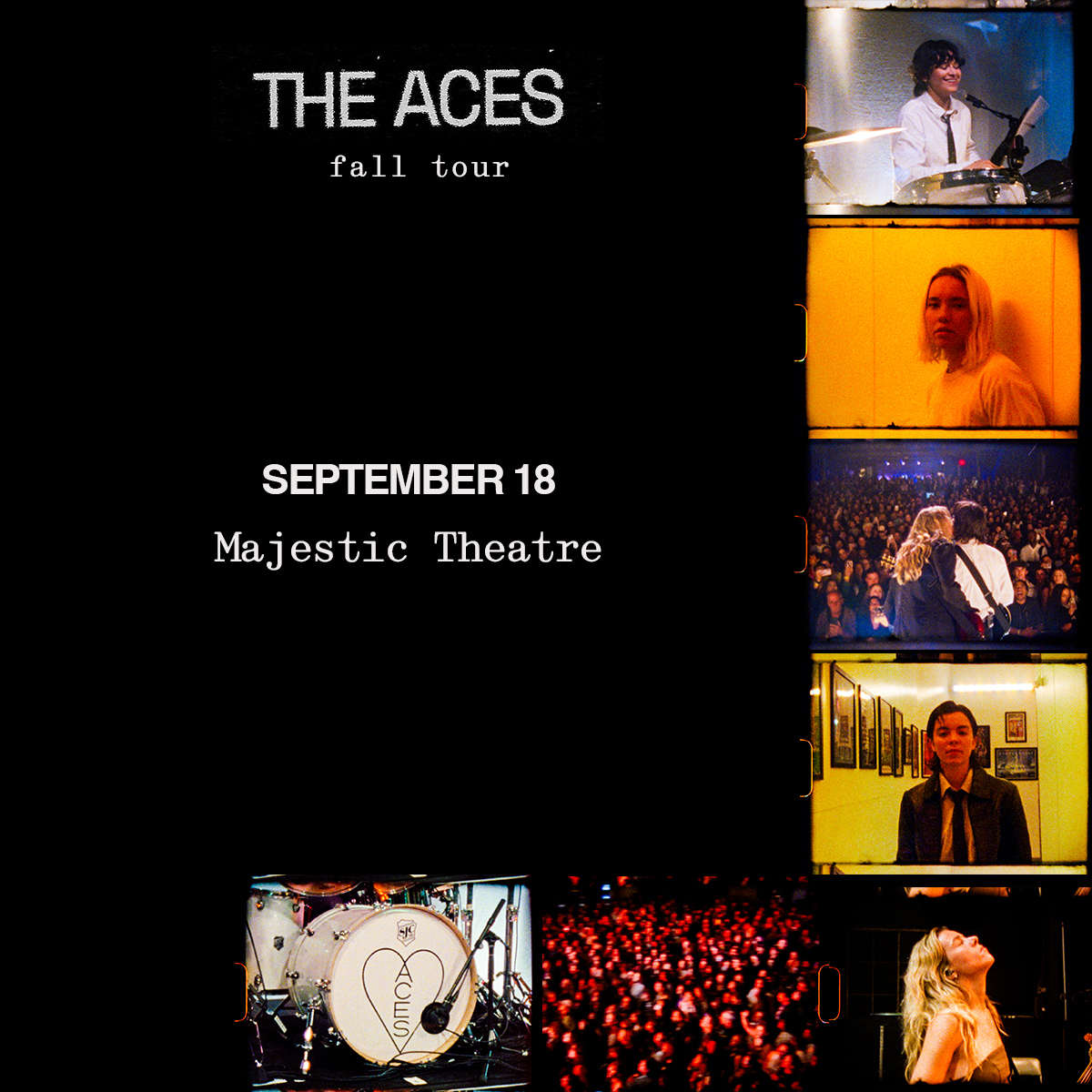 On sale now 🎟️ @theacesofficial Fall Tour live at the Majestic Theatre on September 18th! majesticdet.live/aces