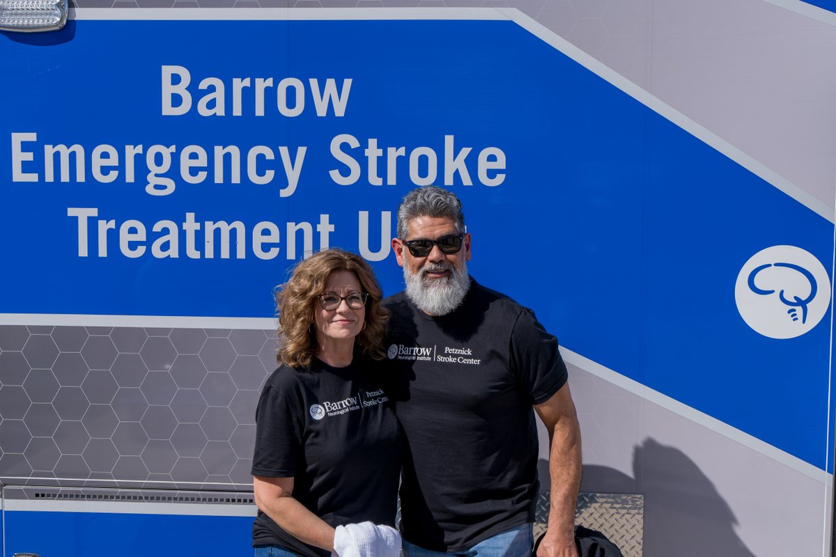 #TBT: It's #StrokeMonth, & we're throwing it back to #SpringTraining, where we participated in #StrikeOutStroke w/ @StrokeAlliance. At a @Royals vs. @Brewers game, #strokesurvivor Richard Flores, who was treated on our #mobilestrokeunit at @PHXSkyHarbor, threw out the first pitch