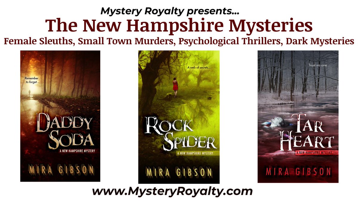 The New Hampshire Mysteries
Buy all three novels! This bundle is to die for!
@amazon  amazon.com/dp/B0CW17JGFC 

@BNBuzz barnesandnoble.com/s/%22The+New+H… 

Learn more at MysteryRoyalty.com

#smalltownmurder #mysteryseries #mysterynovels #psychologicalthrillers