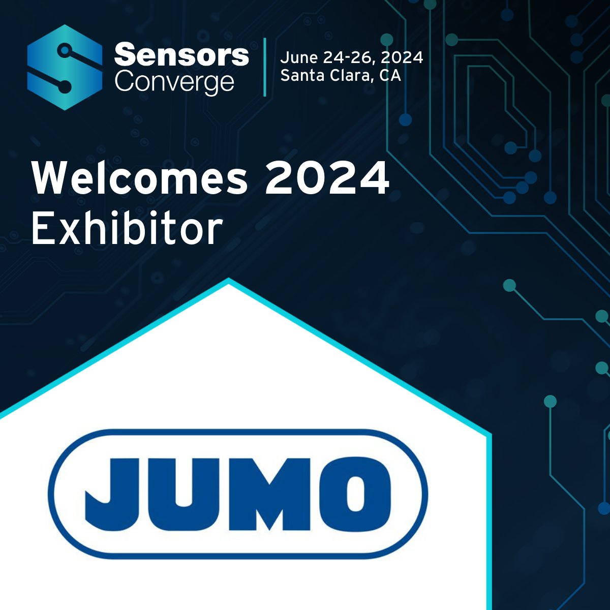 Welcome JUMO Process Control to #SensorsConverge! JUMO is the leading system and solution provider in the field of industrial sensor and automation technology. Learn more: loom.ly/0k9gOpU Register now and join us this June 24-26 in Santa Clara! sensorsconverge.com/sensorsconverg…