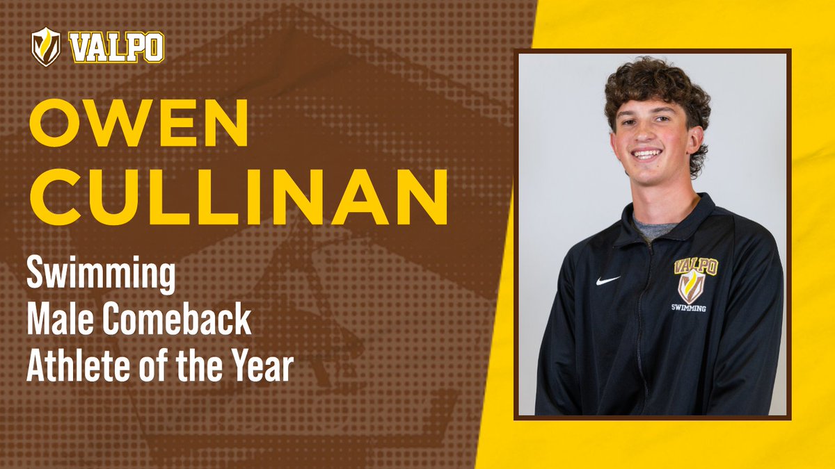 @valposwim @ValpoWT @VU_VB And our finalists for the Male Comeback Athlete of the Year:

⚾ Connor Lockwood, @ValpoBaseball
🏈 Evan Annis, @ValpoUFootball
🏊‍♂️ Owen Cullinan, @ValpoSwim

#GoValpo #ARCAwards