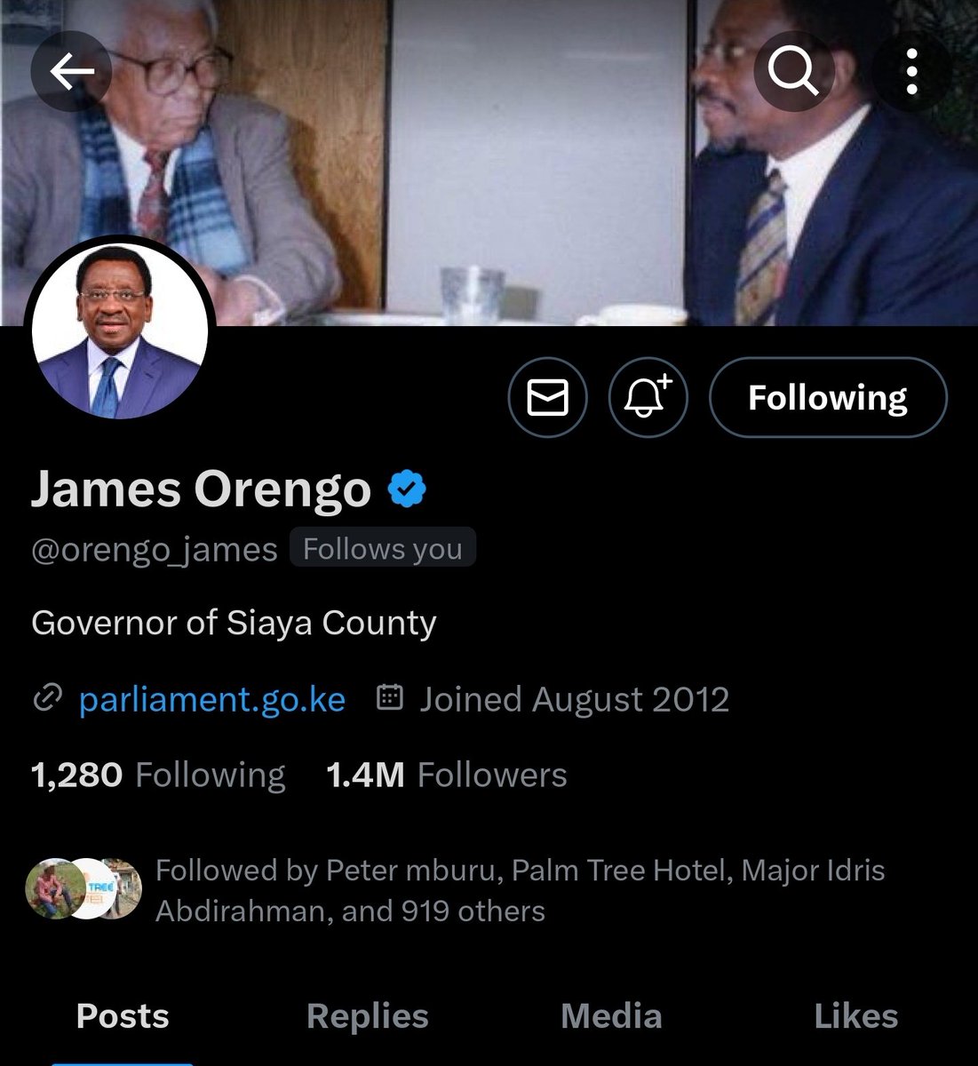 Does your home county Governor follow you on X? Ama mnajulikana Nairobi tu 🤭