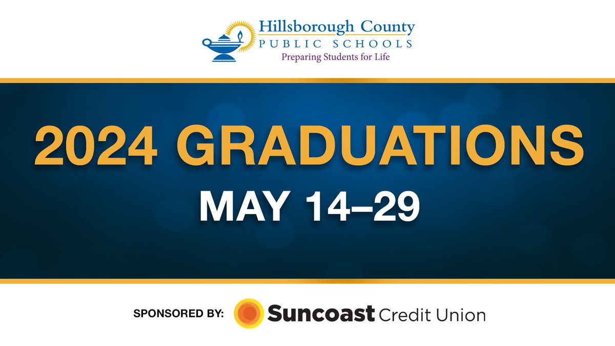 🎉We are thrilled to honor the accomplishments of our Class of 2024 graduates! 🎓 Graduation ceremonies will take place from May 14-29. For more details and updates, please visit our website at hillsboroughschools.org/graduation #Classof2024 #Graduation #CelebrateSuccess