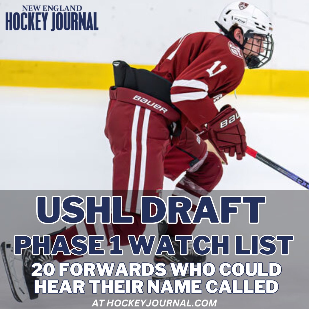 The USHL Phase 1 Draft is on Monday. These 20 local forwards are candidates to be chosen. From @EvanMarinofsky: hockeyjournal.com/20-forwards-wh…