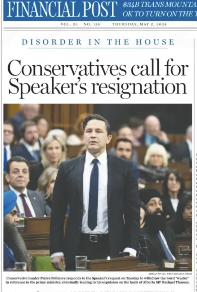 As Chief of Staff, I used to review the blues [aka unofficial transcript] for PM Mulroney every day after QP. But I can’t ever recall a cover-up such as appears to have transpired in regard to the Speaker’s ruling