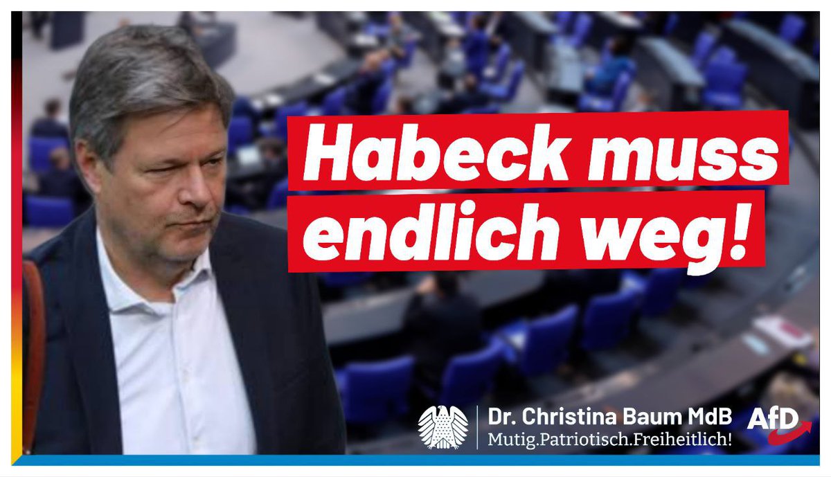 #Habeck muss endlich weg! Der #Graichen-Clan wirft weiterhin seine skrupellosen Schatten über #Deutschland. Im Sekundentakt müssen wir nun auch aus den #Mainstreammedien erfahren, wie einige wenige Ideologen so viel Schaden anrichten konnten. tichyseinblick.de/meinungen/robe…