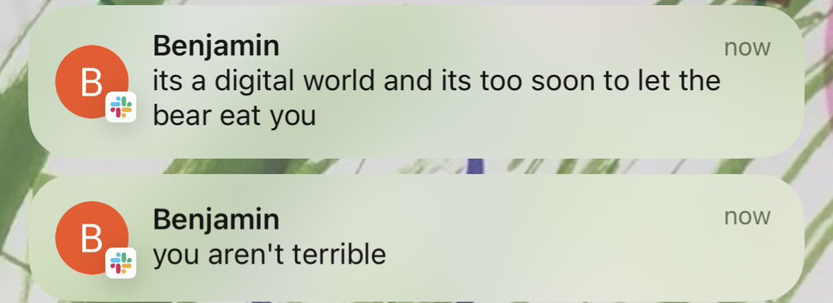 Morning affirmations courtesy of my marketing professor