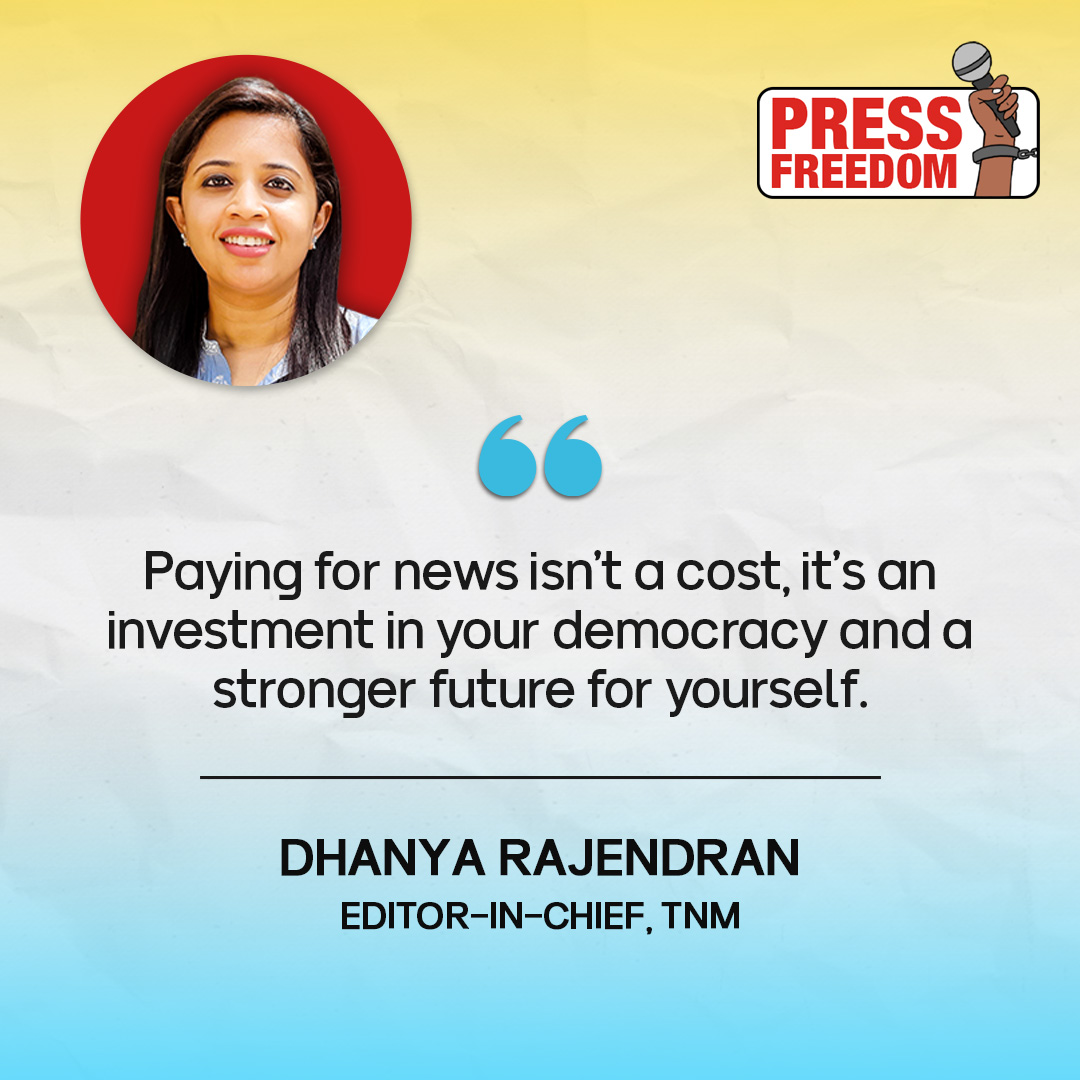 Why pay for news?🤔 Here’s what @dhanyarajendran has to say. This #PressFreedomDay, invest in your democracy.👇 pages.razorpay.com/press-freedom-…