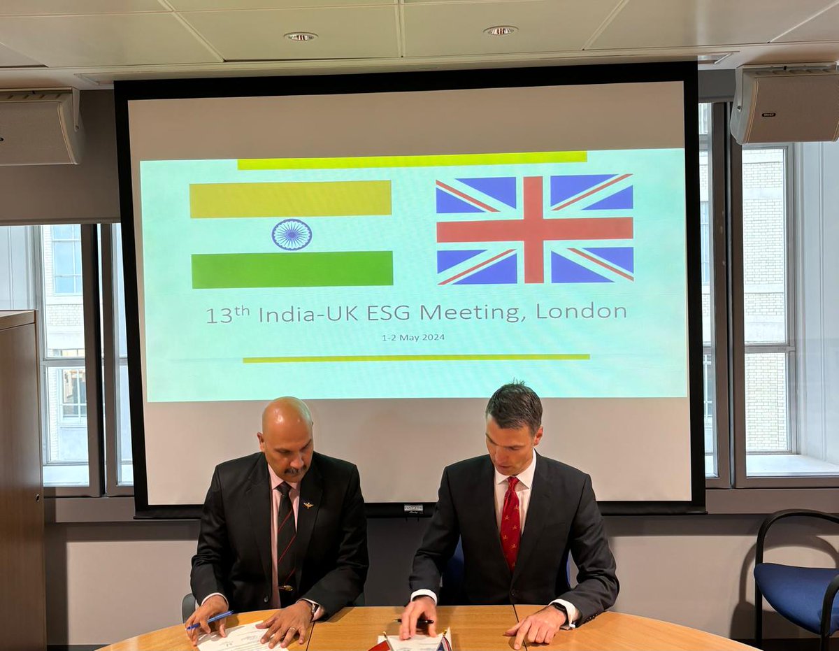 13th India-UK Executive Steering Group Meeting Focuses on Information Warfare Cooperation