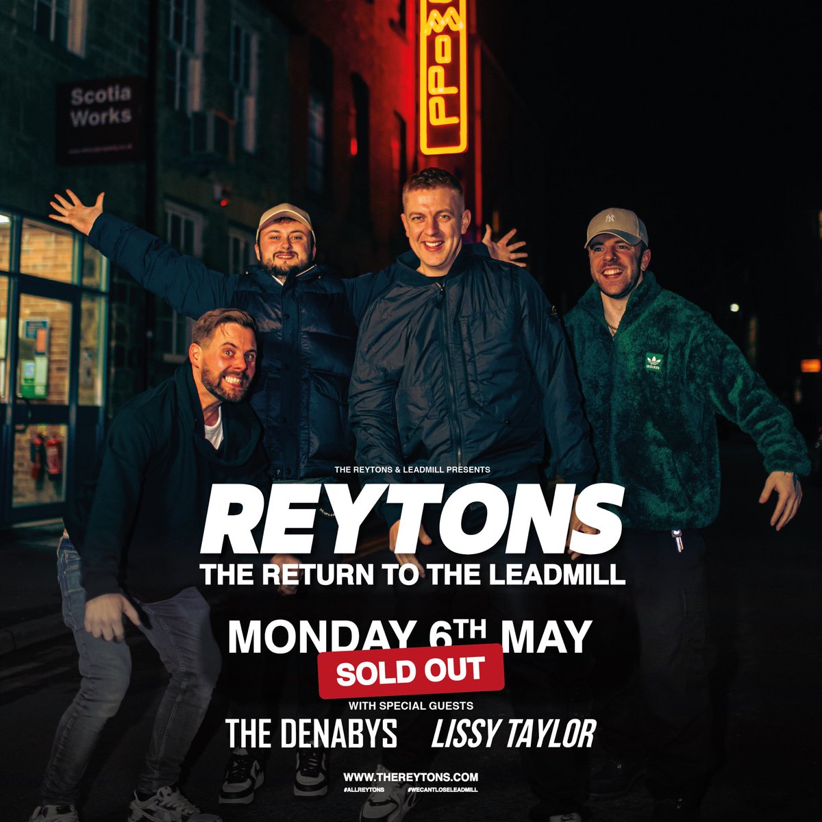 🚨We’re supporting @TheReytons!!🚨 Absolutely made up to announce we’ve been given the opportunity to support the lads at there sold out Leadmill show on Bank Holiday Monday!🔥 If you keep working hard things do pay off❤️ #AllReytons