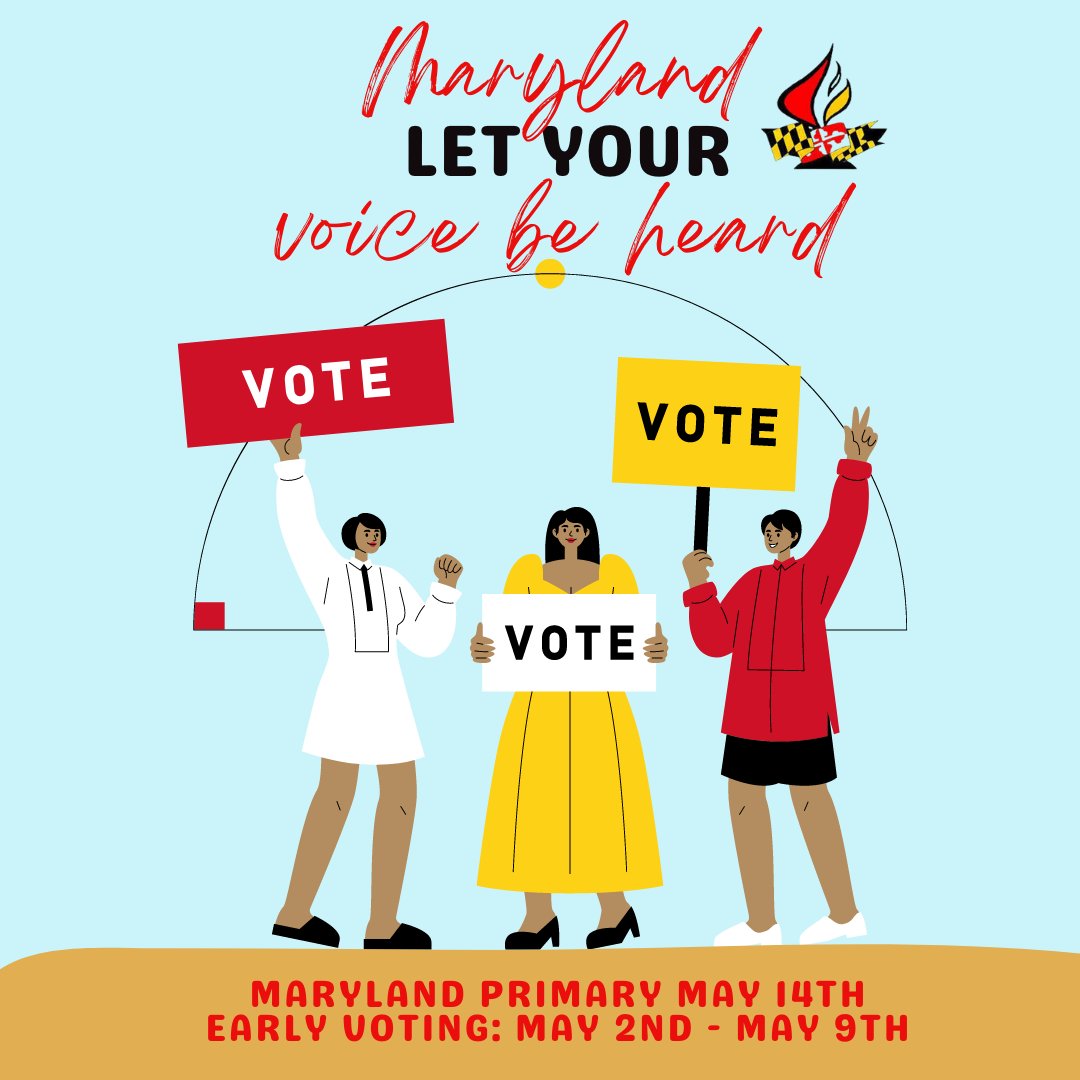 Early Voting opens today in Maryland! Check out resources from UULM-MD here! uulmmd.org/take-action-el…