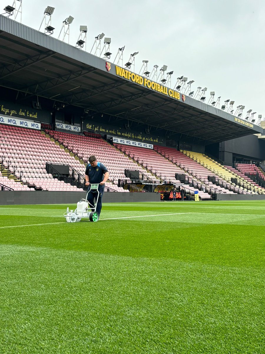 Thanks to the boss <a href="/tingers_123/">Scott Tingley</a> for allowing me to help out with the match prep by marking out the stadium ready for tomorrow’s game!