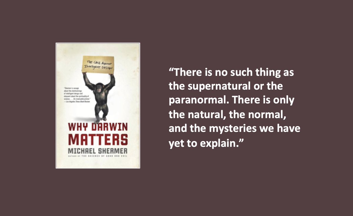 #booklist #bookstagram #booktalk #booktok #greatbooks #greatbooksguide @michaelshermer #nationalparanormalday #paranormalday #paranormal #supernatural #science #Darwin #WhyDarwinMatters