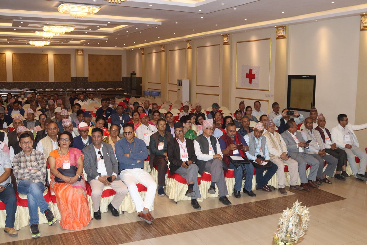 #NRCS organized its 49th General Assembly to discuss its priorities, plan, budget and amendments of constitution. About 250 delegates from all 7 provinces and 72 districts participated in the assembly. #powerofhumanity