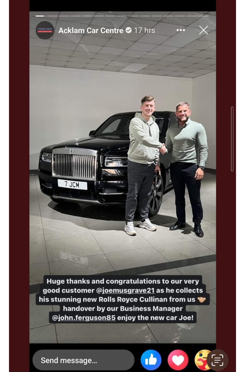 Of course these guys are backing Ben! Without him they wouldn’t have the sons of the Teesworks developers buying their Rolls Royces there! 🤨