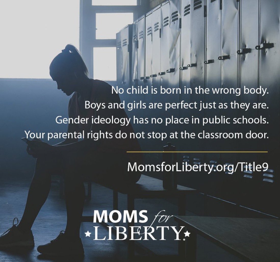 Check out the new #TitleIX toolkit just released by @Moms4Liberty 👇 momsforliberty.org/title9/