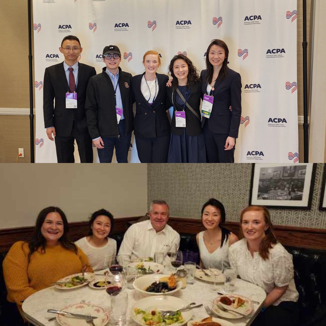 Faculty Drs. HyeRan Choo, Robert Menard, Clinical Instructor Dr. Jenny Yang, and Chief Resident Dr. Ruth Tevlin had a wonderful time at the American Cleft Palate Association (@acpacares) meeting this month in Denver. Drs. Tevlin and Yang presented on Orthodontic Airway Plates.