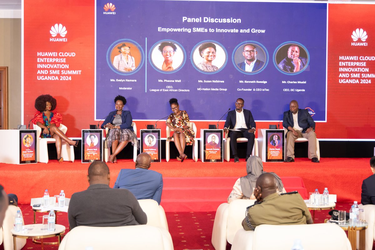 enamara's tweet image. Moderated a panel on empowering SMEs with cloud at the Huawei Cloud Summit in Uganda today!  

Huawei also launched their Cloud Start-up program to empower SMEs in #Uganda a program that will boost Ugandan businesses on their digital journey. 

#HuaweiCloud #SMEs #Uganda