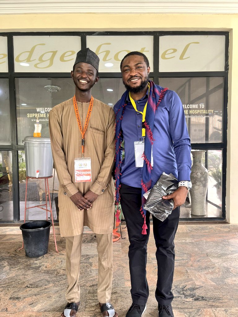 My meeting with Sir @Abbakar_himself, was never by luck or chance, it was purely by attending the activities like #Kabafest24, and this's an incredible memory that events like that will permanently leave in our hearts. We go,we saw and we connect, thank you for being so kind sir.