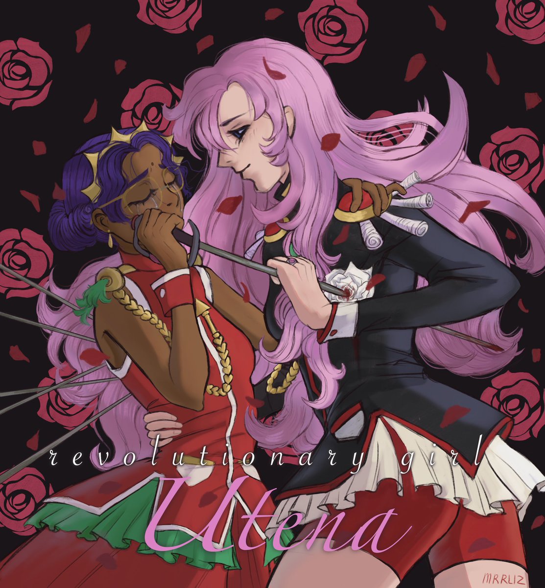 something something anthy runs a sword through utena because by not doing it she’d give up on everything she ever known (even if it’s hell) and utena forgives her anyway because it’s anthy 

#revolutionarygirlutena #utenanthy 
#украрт #絵描きさんと繋がりたい
