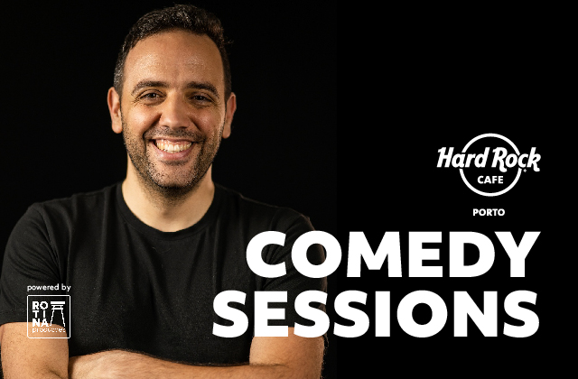 hrcporto's tweet photo. O Hard Rock Cafe Porto, em parceria com a Rotina Produções, apresenta as Comedy Sessions. De quinze em quinze dias, aos sábados, sobem ao palco comediantes consagrados e em ascenção, num ambiente festivo e descontraído.
Bilhetes: https://t.co/k7MQh25v39 https://t.co/zBjwO5MPzb