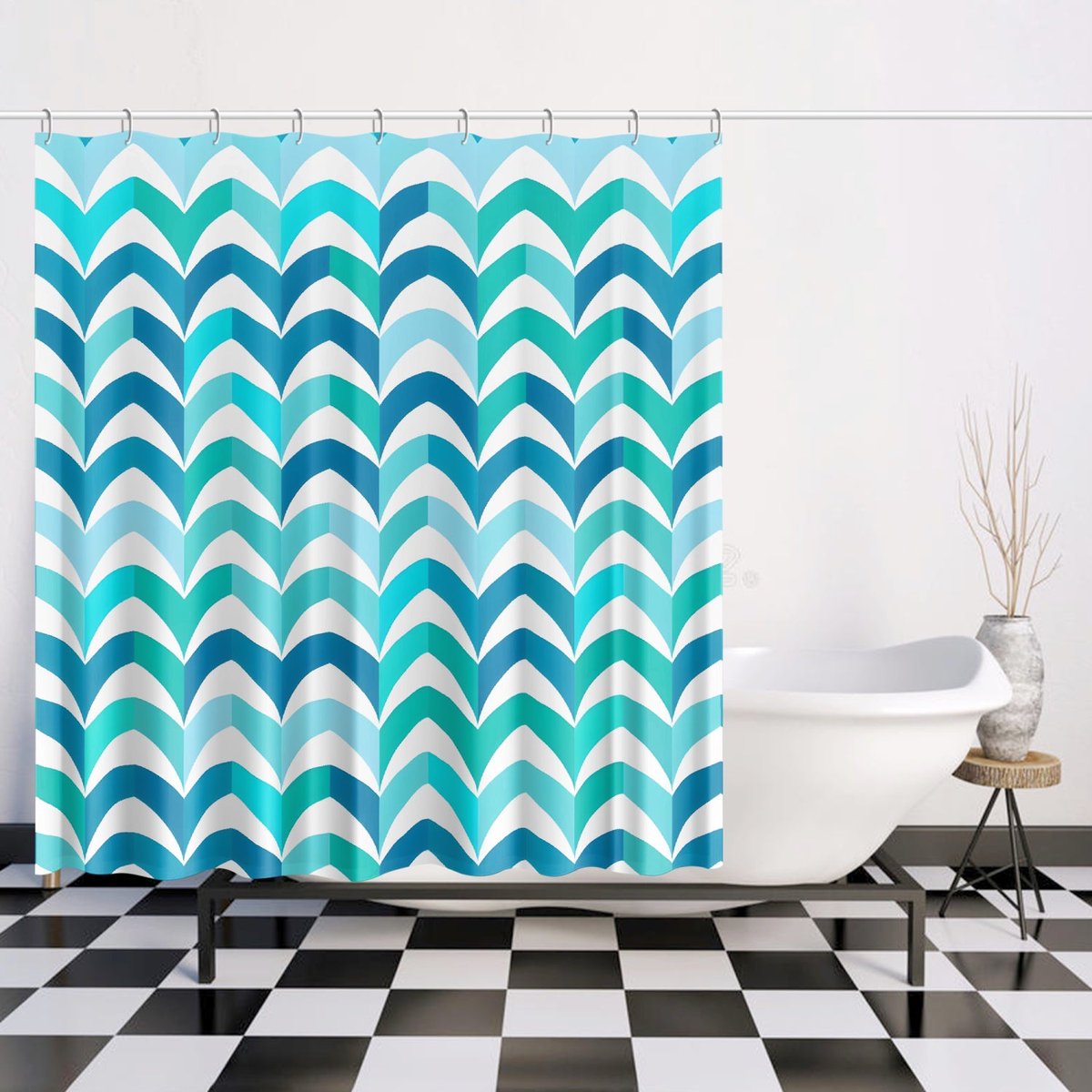 Pattern play is just a click away with Aquamarine Beach Shower Curtain 🎲🚿 Visit our bio for the link!#BathroomDecor #BathroomMakeover #ShowerCurtains #BathTime #BathroomStyle #BathroomDetails #LuxuryBathroom #BathroomInspo #ShowerDecor #WaterproofDecor
 showercurtainco.com/products/aquam…