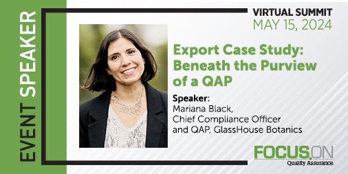 Join us May 15 for our virtual summit Focus On: Quality Assurance. Register: growopportunity.ca/virtual-events… #qualityassurance #qap #international #industrynews