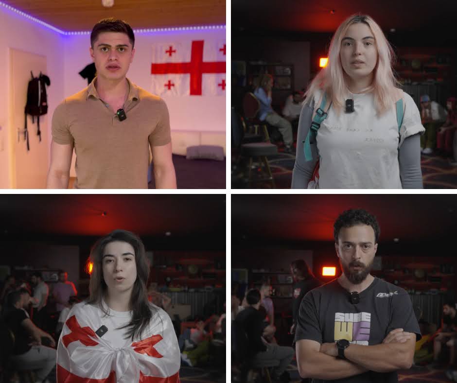 In an unprecedented move, 34 of the most popular Georgian YouTubers have recorded a joint video address against the draft foreign agent law and the police violence against protesters, sharing it on their channels.

➡️Live updates: oc-media.org/georgias-forei…