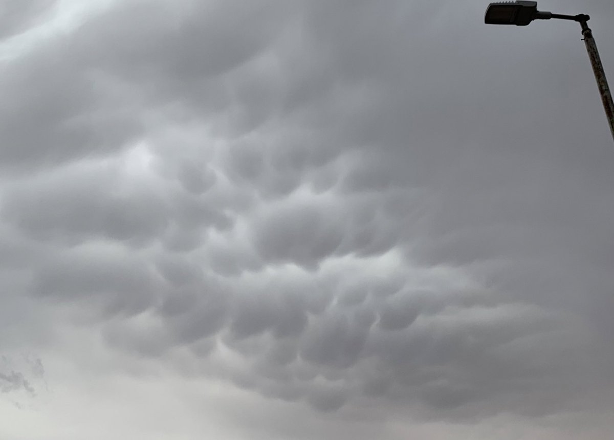 Mammatus clouds 🤍