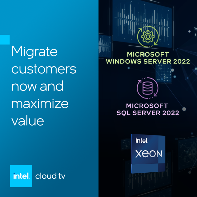 End of support for Microsoft Windows Server and SQL Server 2012 creates new revenue opportunities for your business. Learn insider tips to maximize value to customers during these transitions. #IntelCloudTV #WindowsServer #SQLServer #IAmIntel bit.ly/3xVdOp6