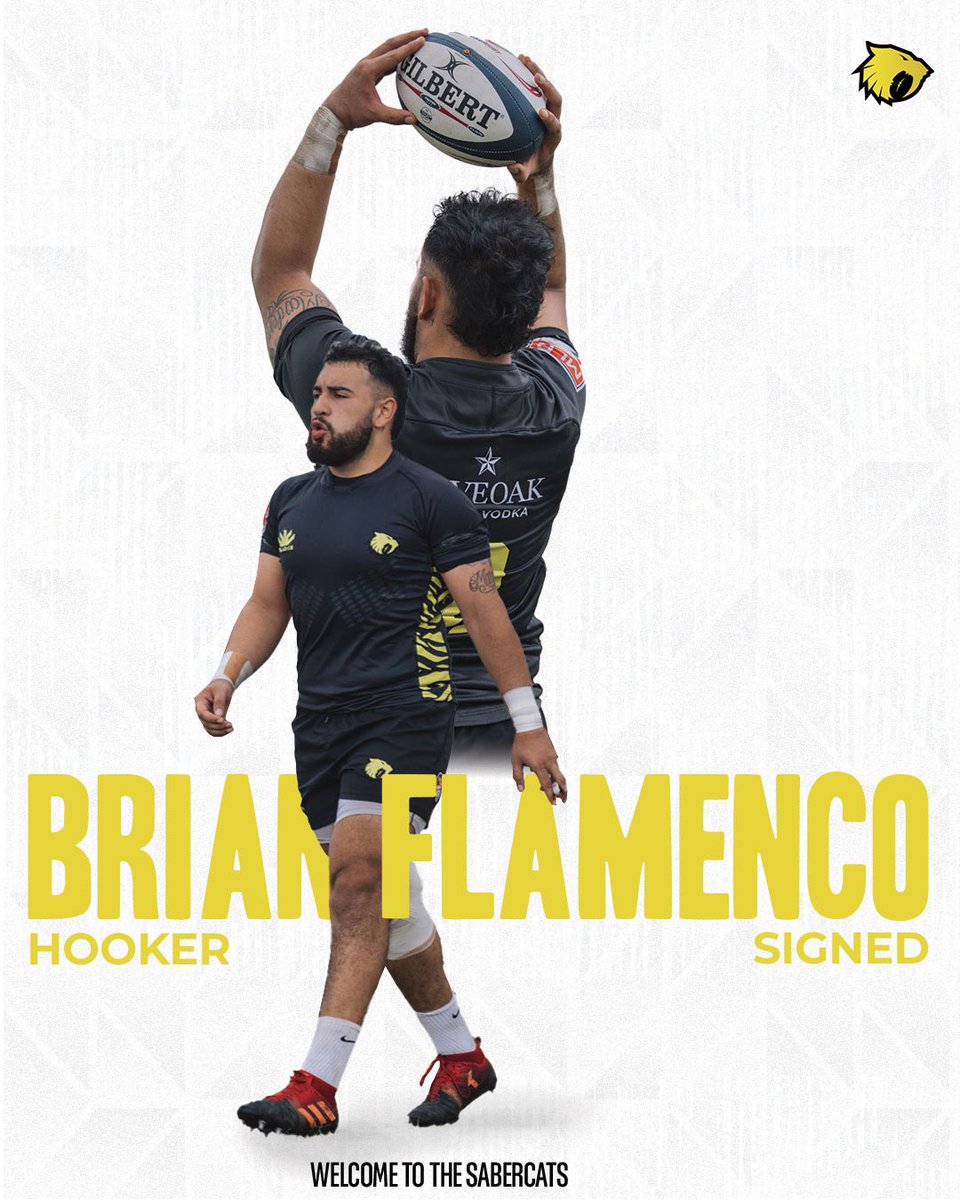 Official: The Houston SaberCats are proud to announce the signing of Brian Flamenco! The 20-year-old American Hooker, standing at 5’11” and 245lbs, is from Alexandria, VA. Flamenco has successfully progressed through our player pathway! Welcome to the SaberCats, Brian! 😼