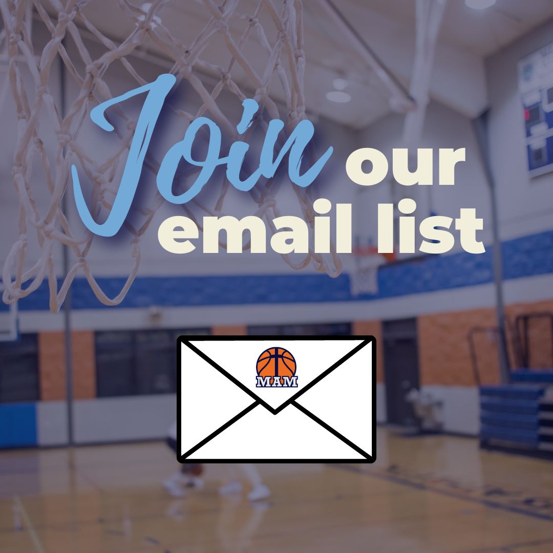 Stay up-to-date on MAM's mentoring programs, special projects, and work in the community by joining our email list. 📨 Our monthly newsletter, Beyond the Ball, goes out tomorrow - don't miss out! 🏀💙 Sign up here: buff.ly/2vs6VMl
