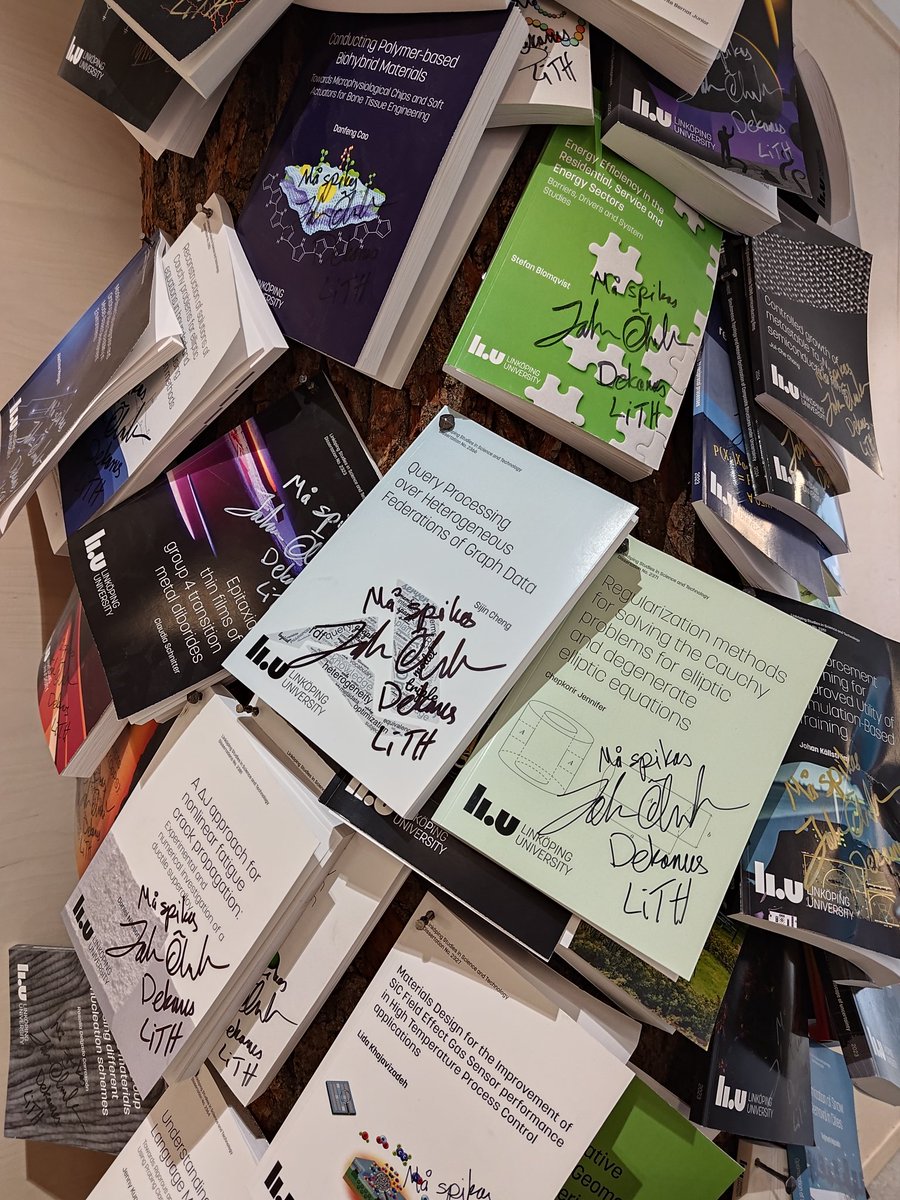 Today, our <a href="/Sijin_Cheng/">Sijin Cheng</a> has nailed her PhD thesis on the thesis tree at <a href="/liu_universitet/">Linköpings universitet</a> 

The defense will be in three weeks, on May 23.