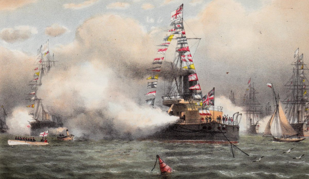 An explosion on the modern but accident-prone ironclad HMS Thunderer in 1879 brought an end to #RoyalNavy’s four centuries of use of muzzle-loading cannon which had dominated the Age of Fighting Sail. Click: bit.ly/3JLkEAs #NavalHistory #Victorian