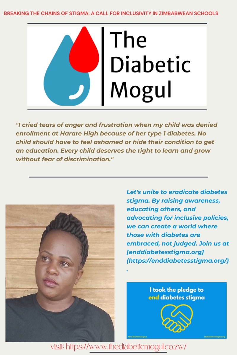 I want to share a heartwarming story about a caregiver's dedication to a child with diabetes. Despite facing challenges, the caregiver ensured the child received proper care & support, demonstrating remarkable care and responsibility. thediabeticmogul.co.zw/2024/05/breaki… #EndDiabetesStigma