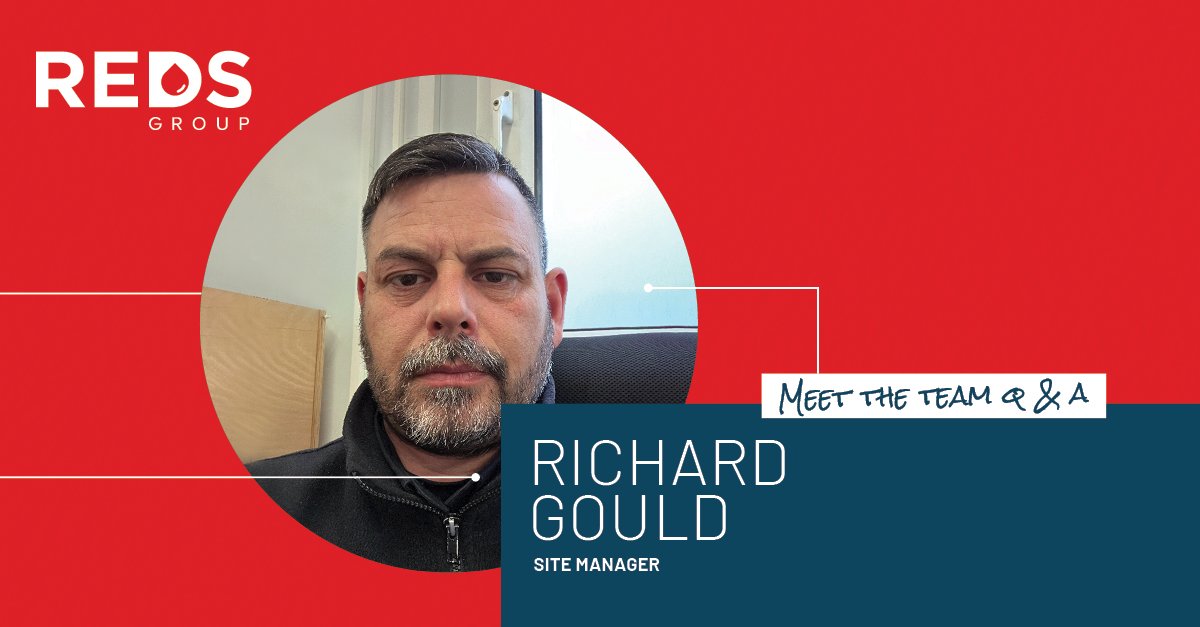 We had the pleasure of sitting down with Richard Gould for this week's 'Meet the Team Q&A'.

Read his full Q&A on our website: redsgroup.co.uk/reds-group-tea…

#redsgroup #meettheteam #civilengineering #sitemanagement #construction