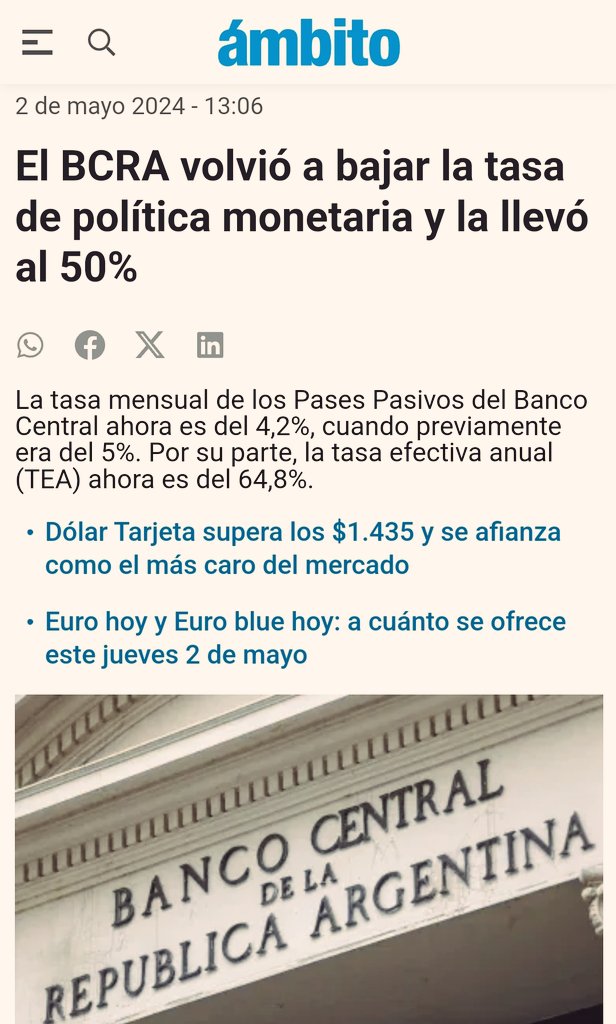 El régimen sigue licuando los plazos fijos y aniquila los pocos ahorros que le quedan a la clase media. La inflación se mantiene constante pese a que la producción está paralizada y el consumo se derrumbó. Con Milei sólo progresan los arrastrados como Adorni o los empresarios…