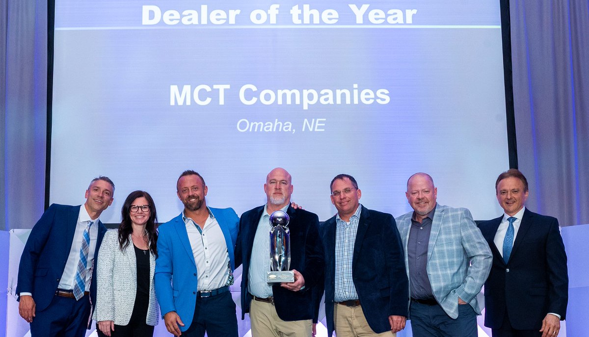 Carrier Transicold has named MCT Companies Dealer of the Year for the United States and Canada and Refrigeración Especializada para el Transporte de Occidente S.A. de C.V. Dealer of the Year for Latin America at its annual dealer meeting. Read more: on.carrier.com/4a8zI5X