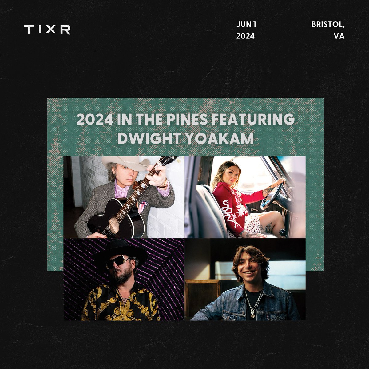 Country singer-songwriter Dwight Yoakam headlines Bristol’s inaugural In the Pines event! Tixr is powering the new music experience making its way to Historic Downtown Bristol with GA passes, VIP tickers, and shuttle access. tixr.com/groups/bcm/eve…